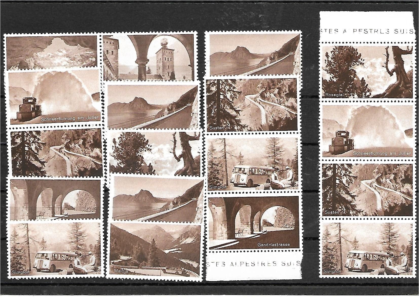 Tutti i francobolli: 1952 : Einmalige Sammlung mit 153 Versuchsdrucken – Nuovo (secondo la descrizione) da Reinach BL venduto da eiche419 6