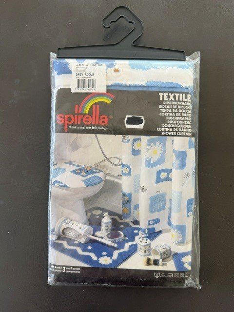 Spirella Tende: Duschvorhang Spirella Daisy Acqua – Nuovo e nell'imballaggio originale da Heimberg venduto da Skicross86