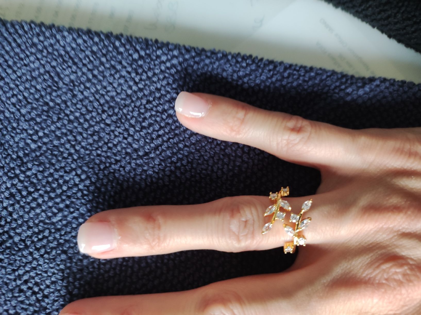 Ringe: vergoldeter Ring, Grösse verstellbar – Neu (gemäss Beschreibung) aus Therwil von Dispersion 1