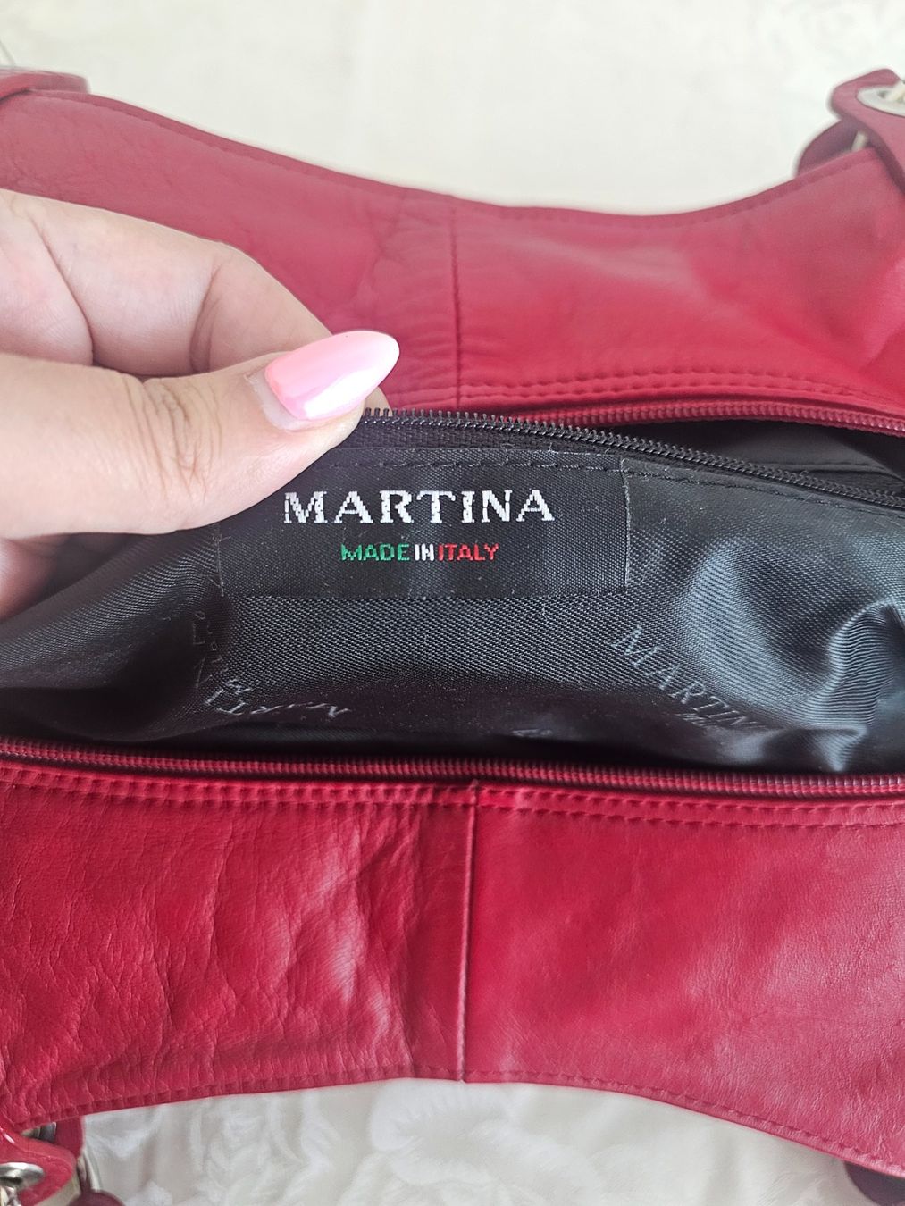 La Martina Borse da donna: *MARTINA * Original Handtasche Leder – Usato da Bronschhofen venduto da Xena37 6