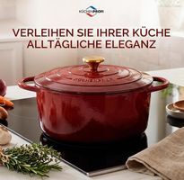 Küchenprofi Bratentopf rund, 26 cm  Gusseisen