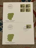 2 CH FDC Viererblock und Eimzelmarke 1994