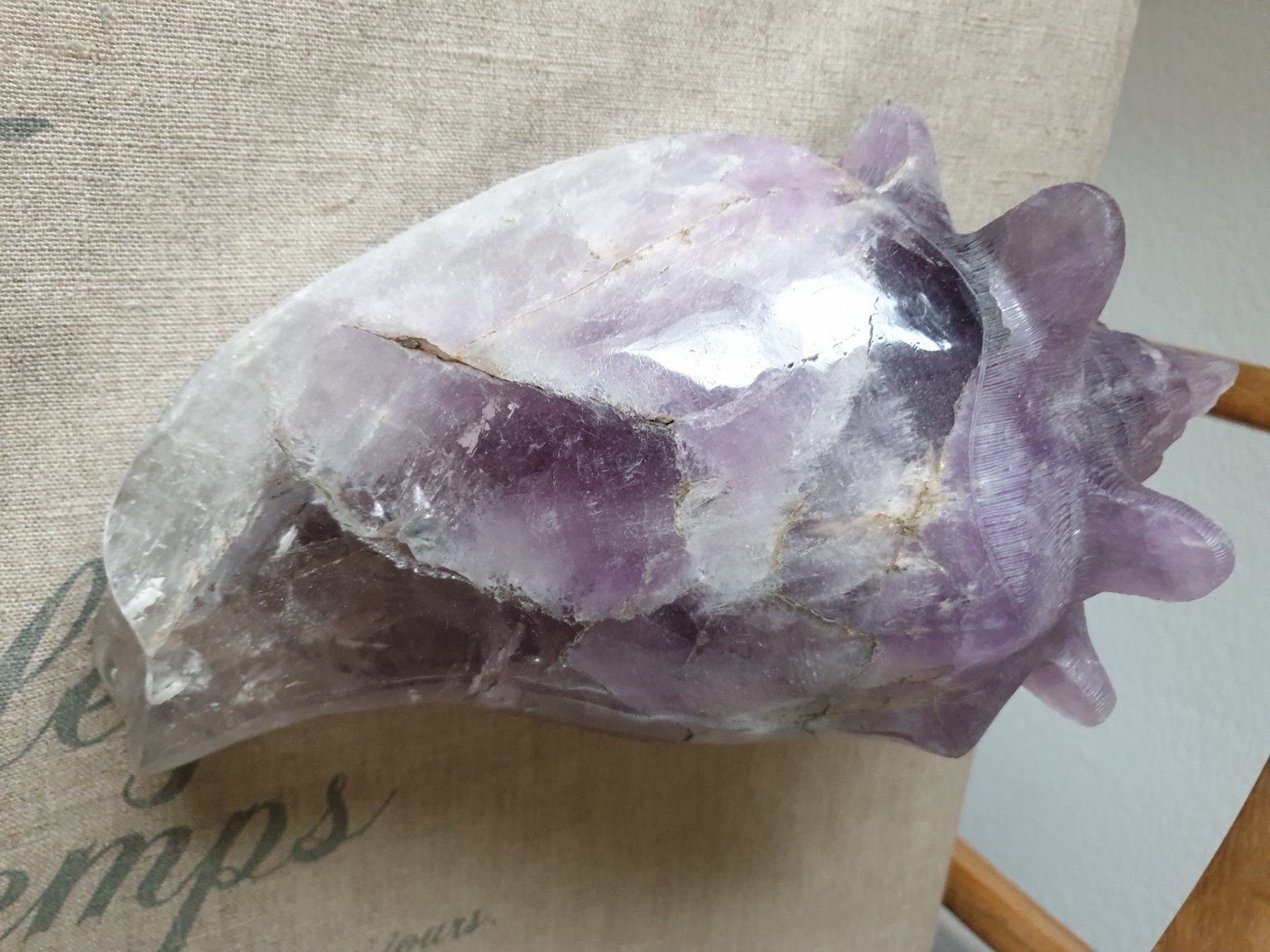 Minerali & Pietre curative: Amethyst XXL Muschel – Usato da Bottmingen venduto da sandy_2 3