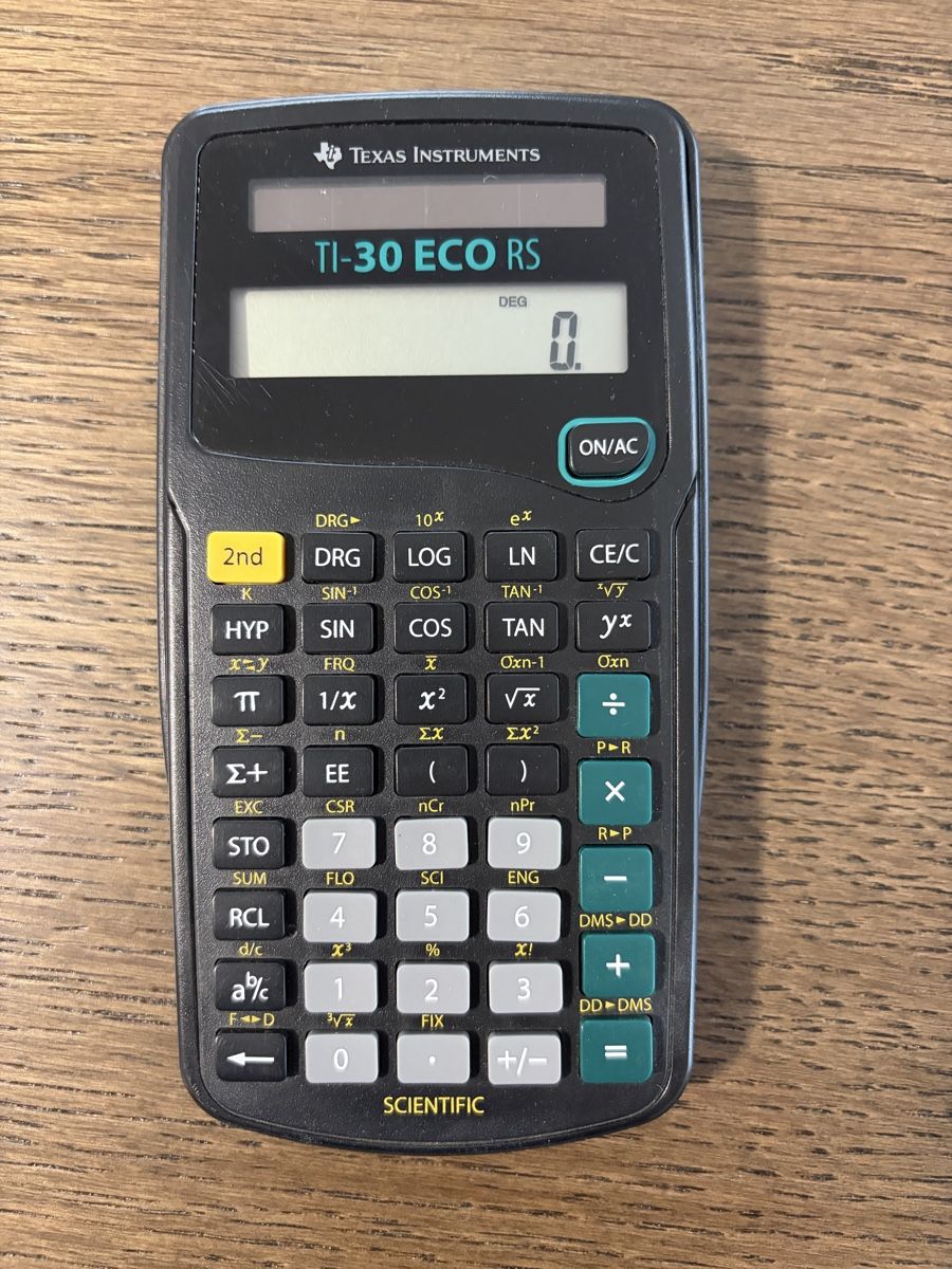 Texas Instruments Calcolatrici tascabili: Texas Instruments TI-30 ECO RS Scientific Calculator – Usato da Frauenfeld venduto da ste_5jd7