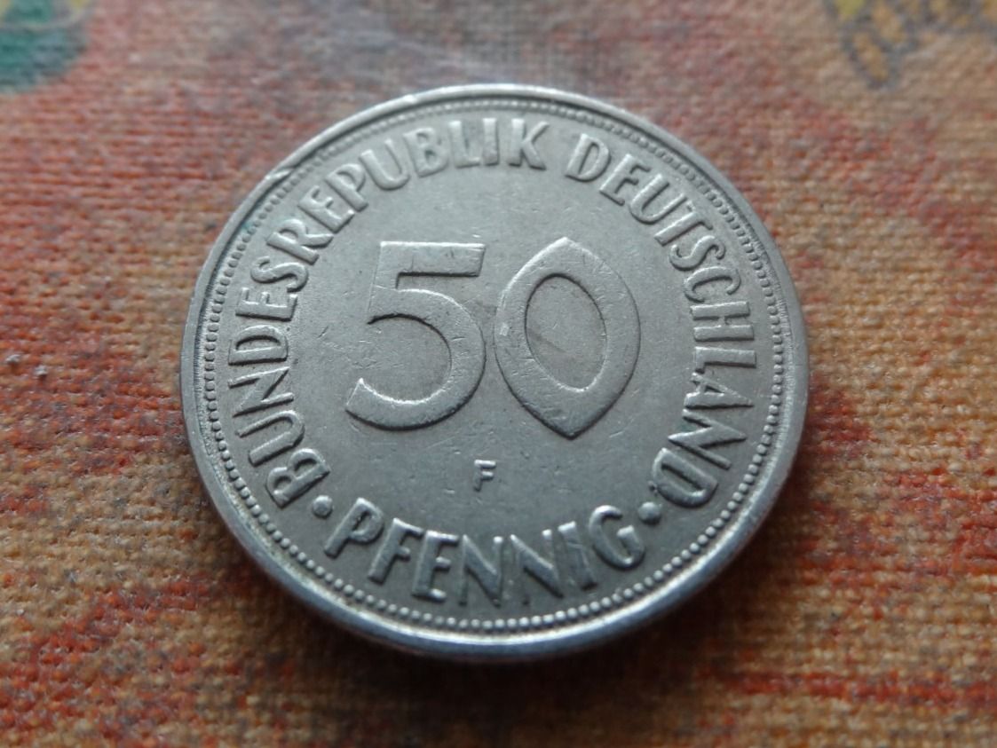 Tutti le monete: DEUTSCHLAND 50 Pfennig 1971 – Usato da Romanel-sur-Lausanne venduto da Swift13 1