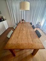 Esstisch 220x100 aus recyceltem Teakholz