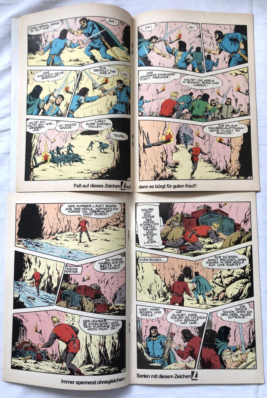 Comics: SIGURD - 4x Hefte - Nr.253-256 - Lehning Verlag – Gebraucht aus Schaffhausen von durruti 2
