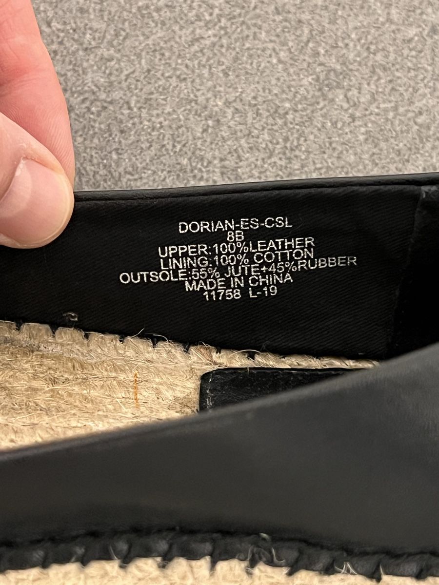 Ralph Lauren Scarpe da donna: Ralph Lauren-Espadrilles, Schwarz/Braun, Gr. 39 – Nuovo (secondo la descrizione) da Winterthur venduto da ChicMarkt 5