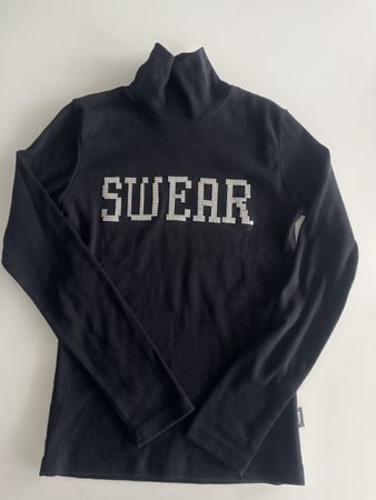 Col roulé noir "SWEAR"  taille S
