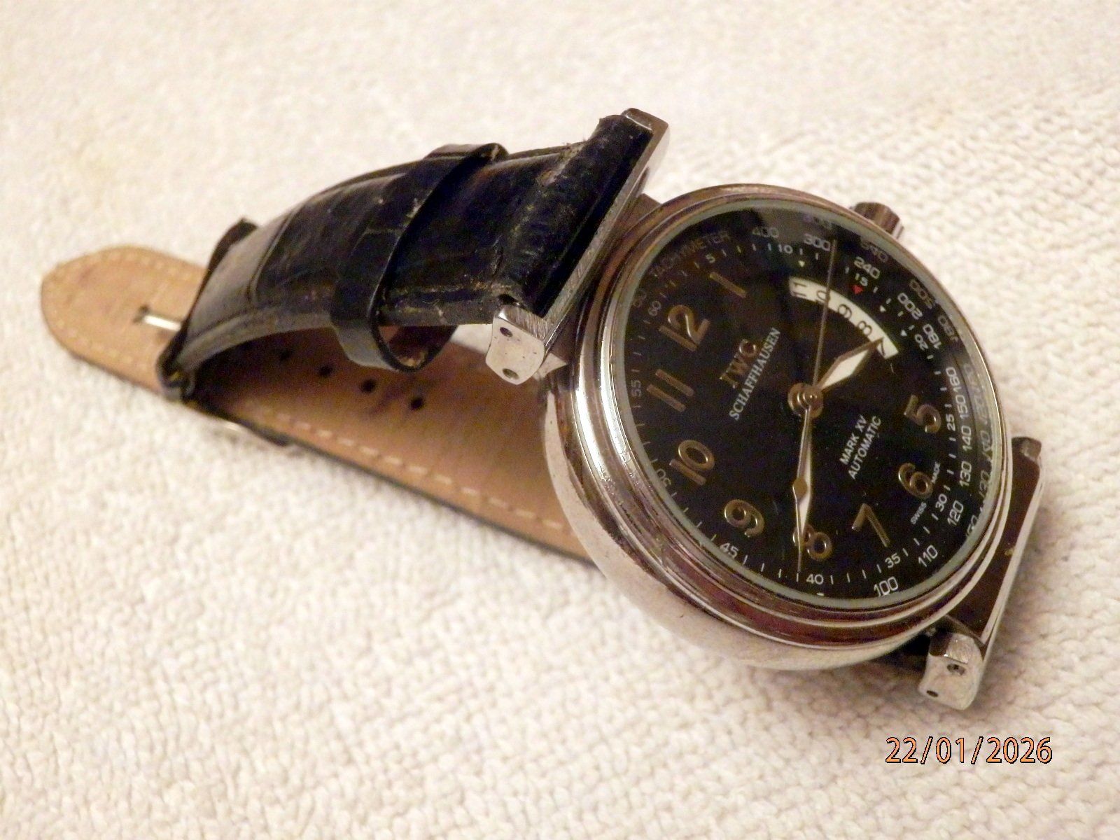 IWC Orologi: IWC Mark XV, Automatic, Datum, Glasboden, Tachimeter, 41mm – Usato da Ueberstorf venduto da dinbau 7