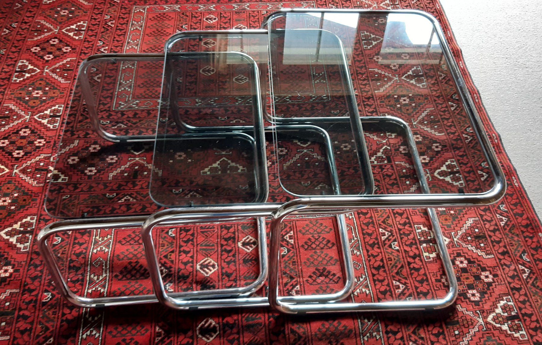 Set de table et chaises: Glastisch 3er Set – D'occasion à Uitikon Waldegg par Tibi07 2
