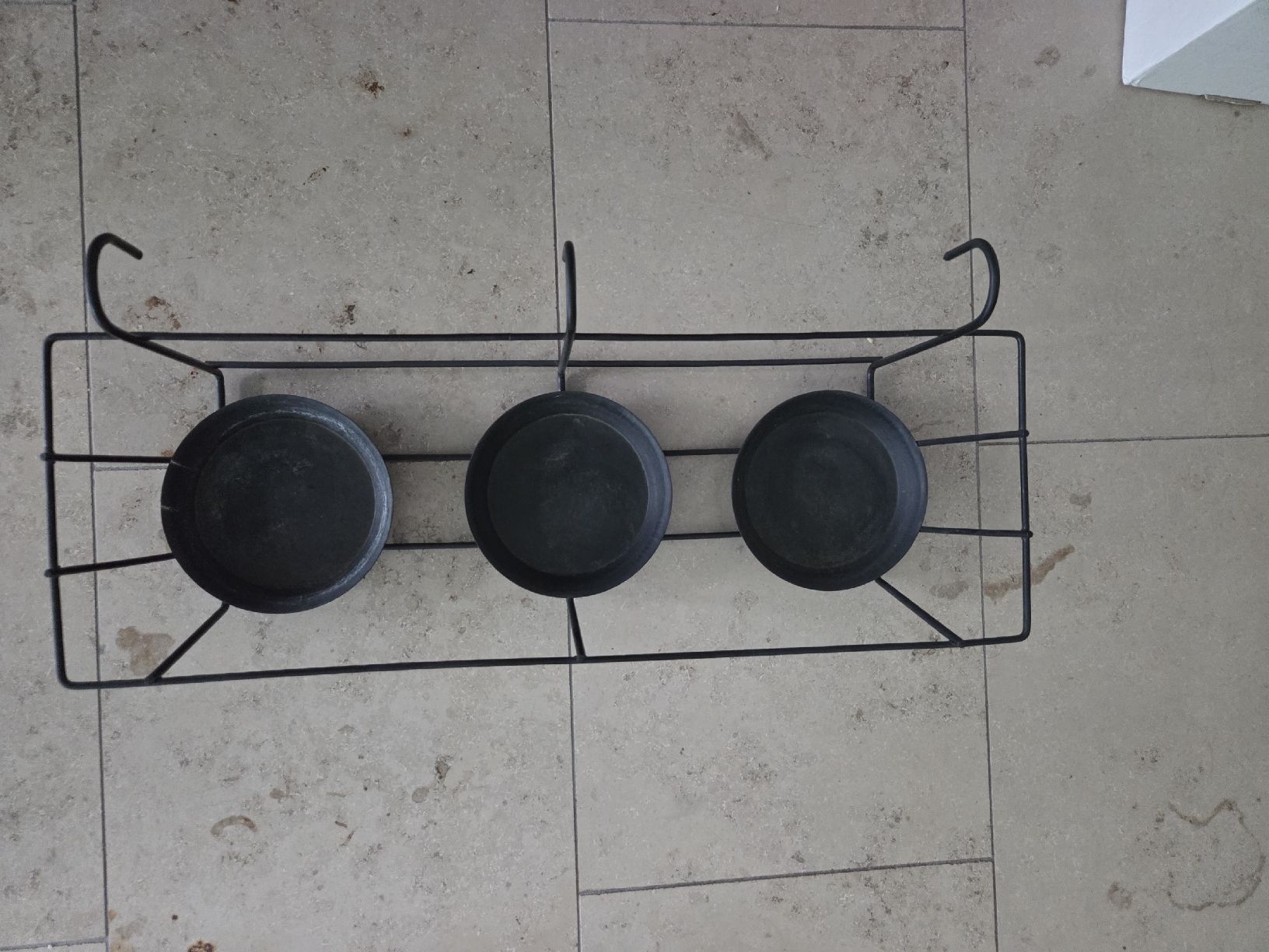 Ladenausstattungen & Messebau: Black Metal 3-Plant hanging basket – Gebraucht aus Zürich von adibloech 3