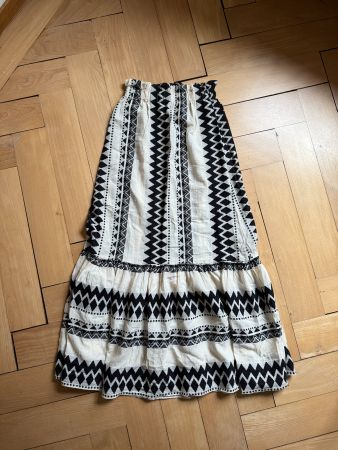 THS - Boho Rock schwarz-weiss gemustert XS/S