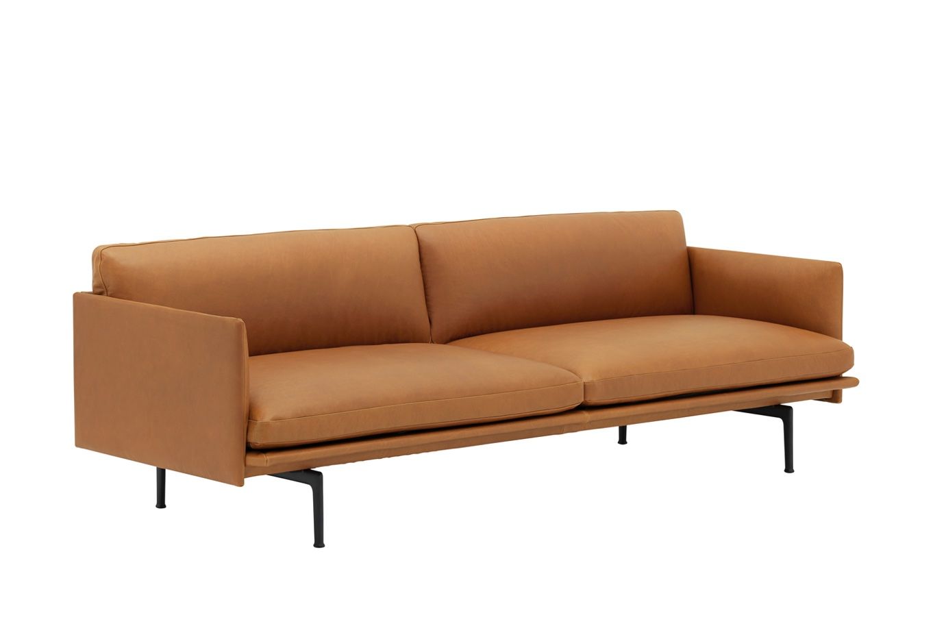 Muuto Divani: Muuto Ledersofa Outline – Usato da Zürich venduto da megr 5