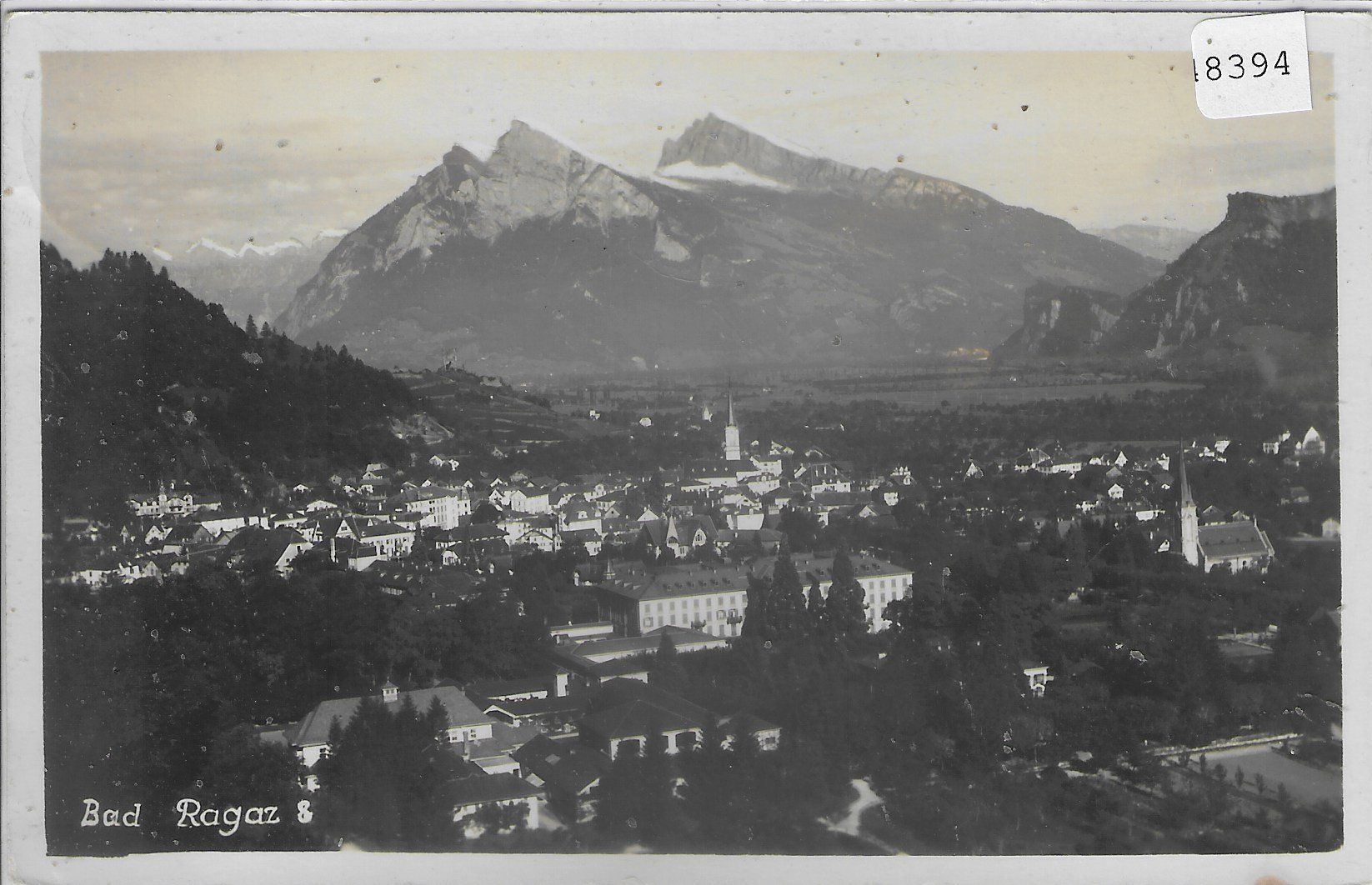 Cartoline postali: Bad Ragaz - Generalansicht – Usato da Ettingen venduto da Kartenplanet