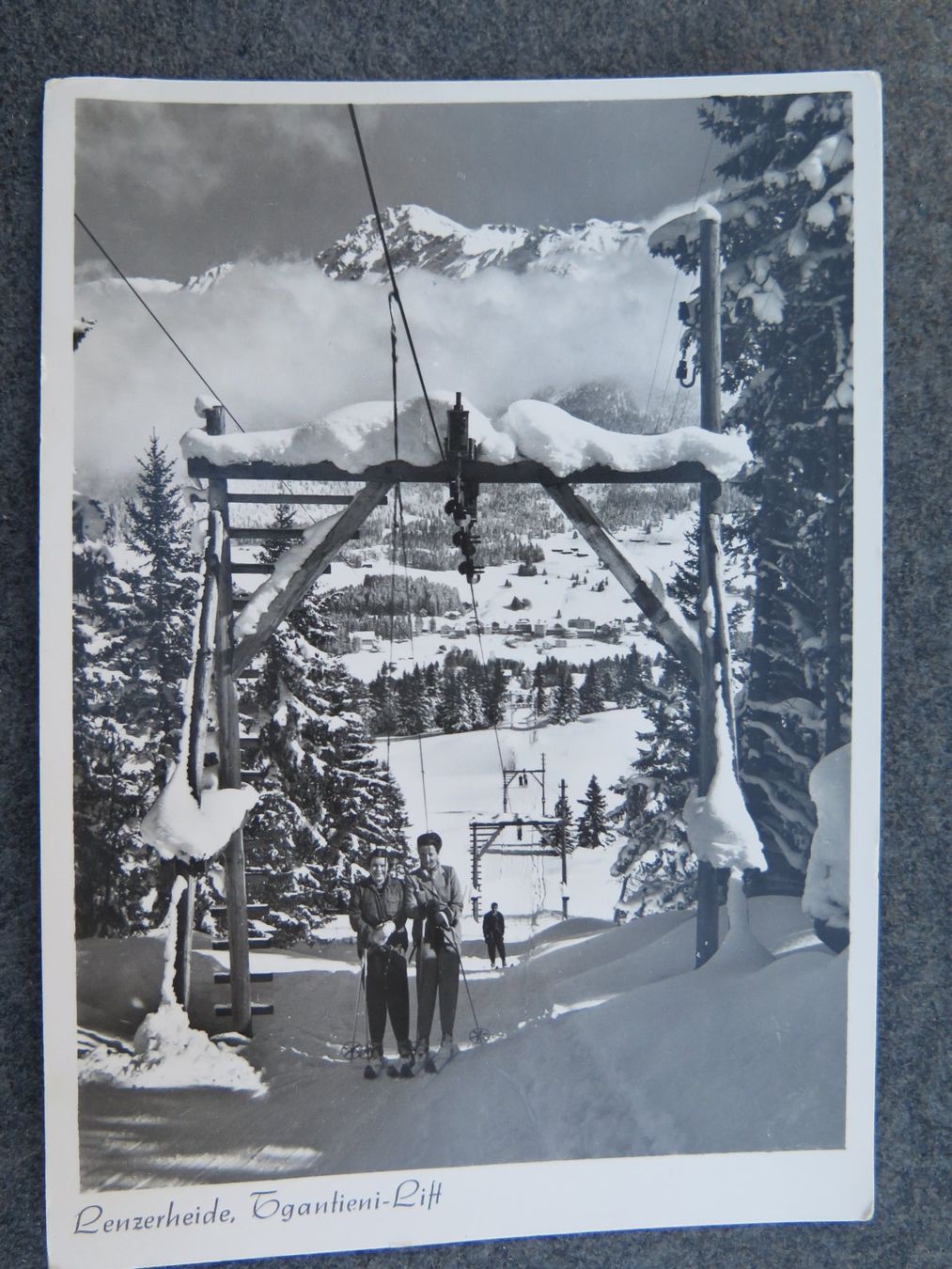 Cartoline postali: LENZERHEIDE - TGANTIENI-LIFT - SKILIFT – Usato da Wittenbach venduto da lipasal
