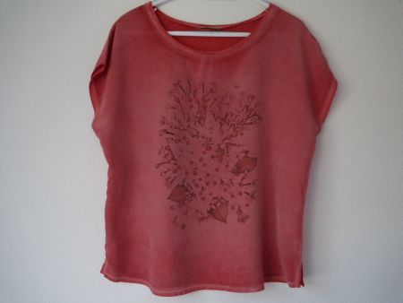 NILE Bluse / T-Shirt aus Seide Gr: L