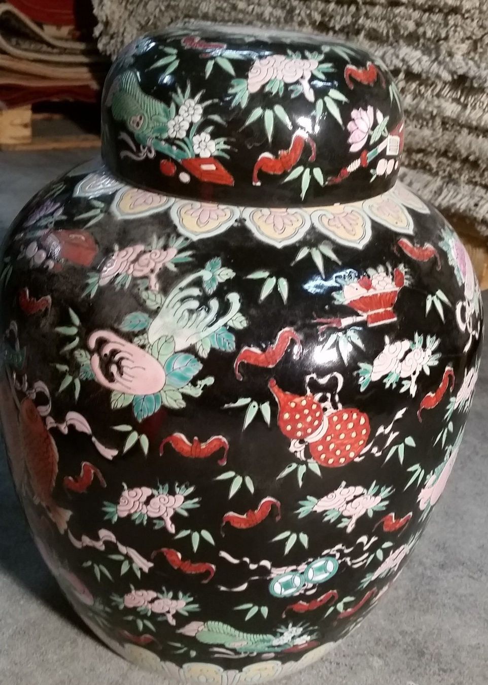 Vasi & Recipienti: Chinesische Vase, Keramik, 42cm, neu – Nuovo (secondo la descrizione) da Herrliberg venduto da AlexandraBopp