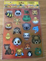 Emoji Stickerbogen Tiere, neu & originalverpackt!
