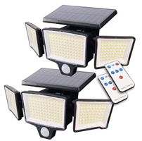 2x Rodh Doppelpack LED-Solarleuchten / 208 LEDs / 800 Lumen