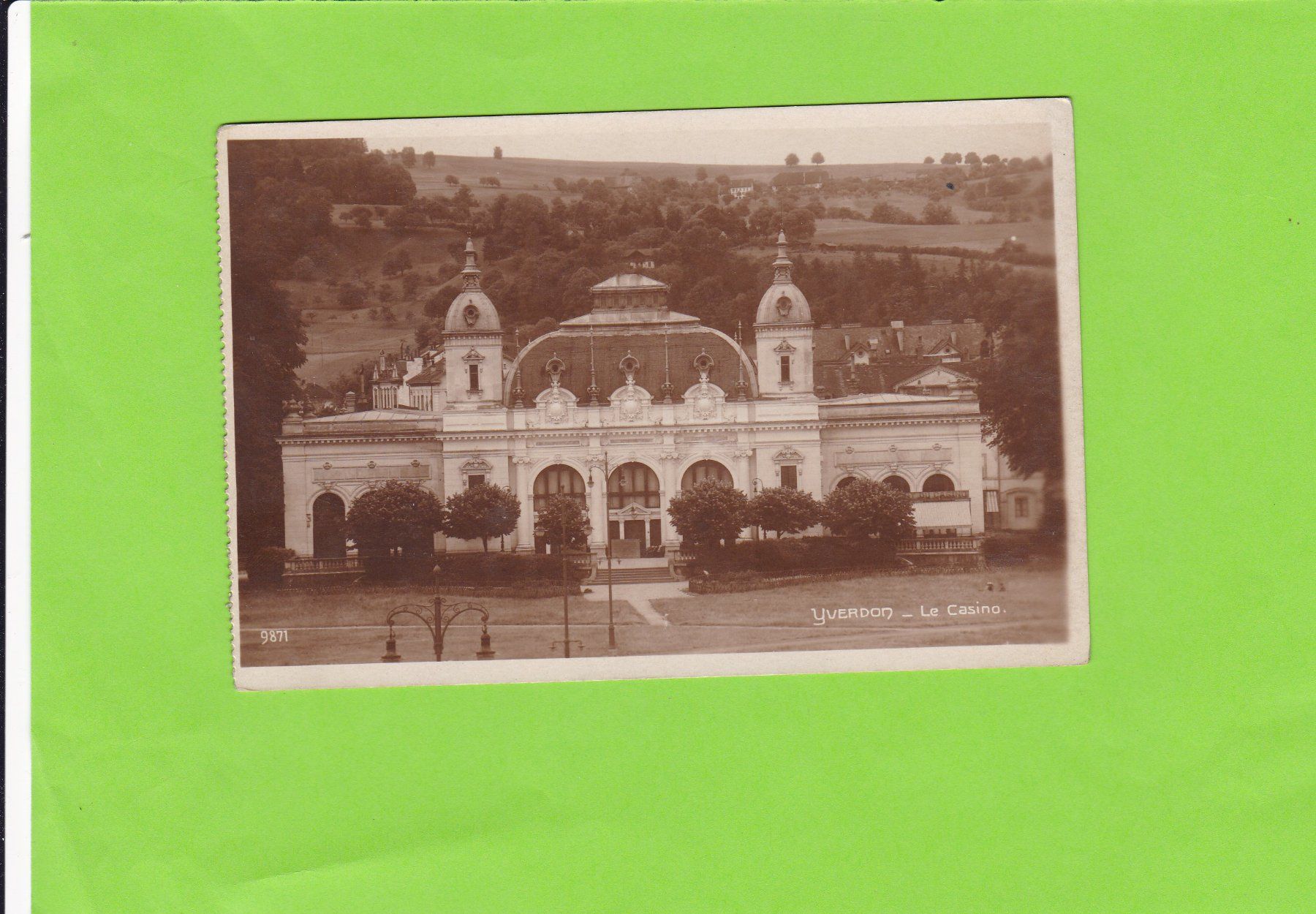 Cartoline postali: Yverdon, le Casino – Usato da St. Peterzell venduto da neckertal