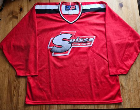 Trikot Schweiz #19 Suisse Senior Selects Gr. L Eishockey