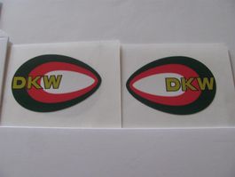 Abziehbild Emblem DKW Vicky M50 - Paar (Töffli-Oldie!)