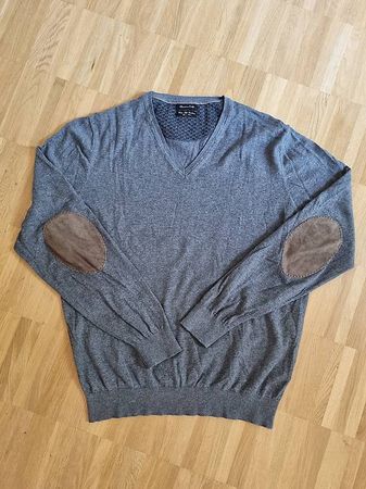 Herrenpullover Feinstrick Gr. L Massimo Dutti