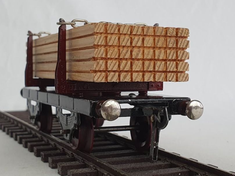Fleischmann Modellini di ferrovie: Fleischmann GFN 453 DRG Holzwagen, Spur 0 – Usato da Seon venduto da voAllBah 3