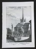 Payerne Lithographie von Weibel Comtesse 1837