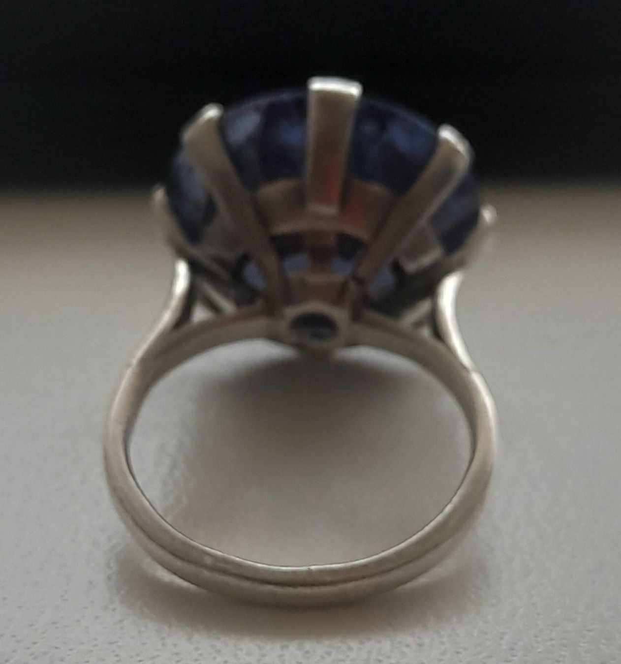 Ringe: Bague en argent 800,et Saphir véritable.  – Gebraucht aus Lausanne von Glam-Luxe 6