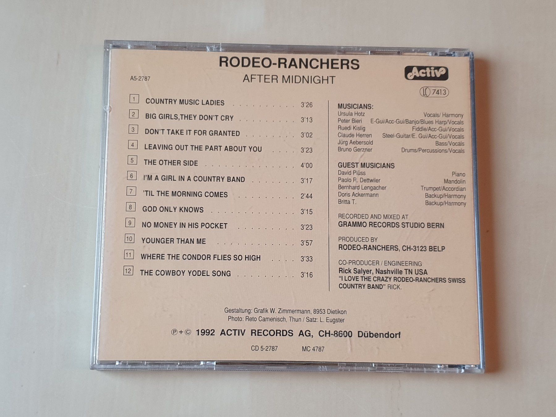 CD: Rodeo Ranchers After Midnight signiert – Usato da Stansstad venduto da collectorsshop 1
