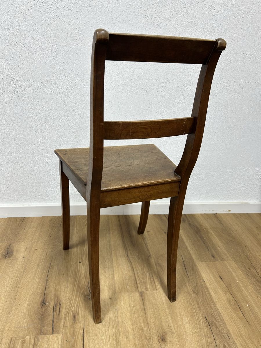 Stühle: Biedermeierstuhl Nussbaum – Gebraucht aus Basel von Sackmann 3