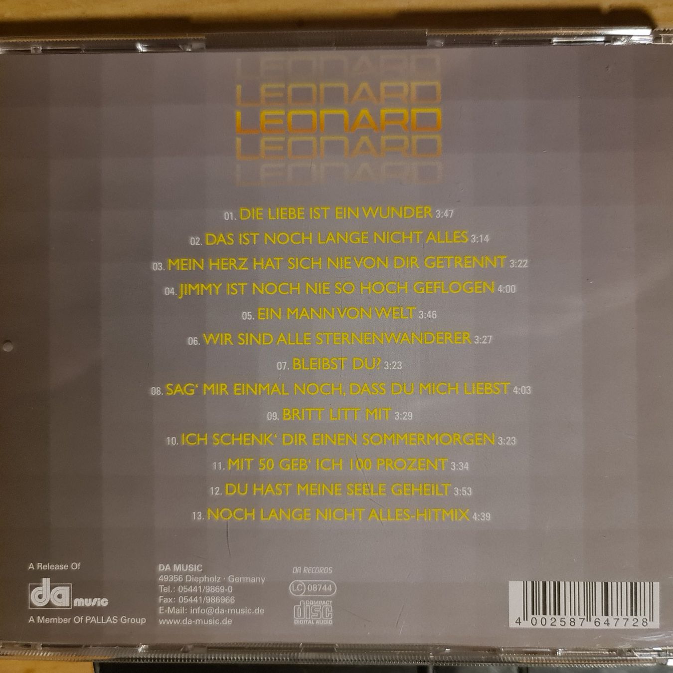 CD: Leonard - noch lange nicht alles – Usato da Dintikon venduto da Vexi 1