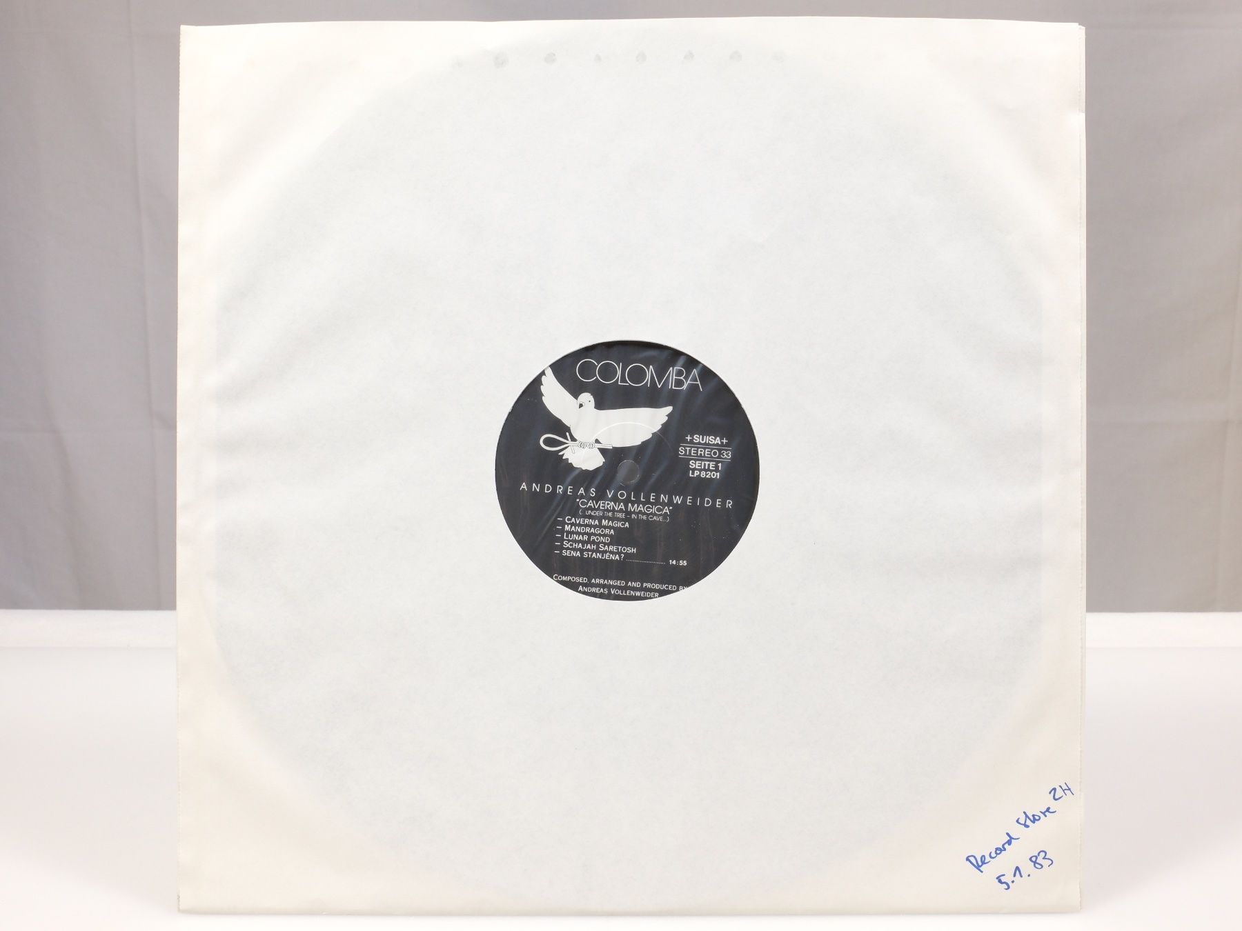 Dischi in vinile: ANDREAS VOLLENWEIDER - Caverna Magica, 1982, LP Vinyl – Usato da Lobsigen venduto da Markus_Haenggi_Bern 2