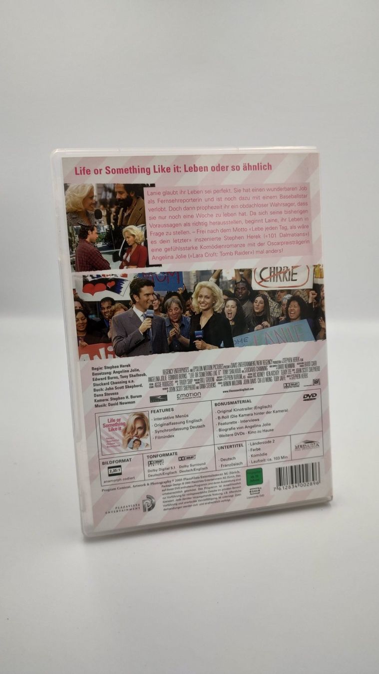 Tutti i DVDs: LIFE OR SOMETHING LIKE IT - Versand, nur CHF 2.50! – Usato da Siblingen venduto da goodprice24 1