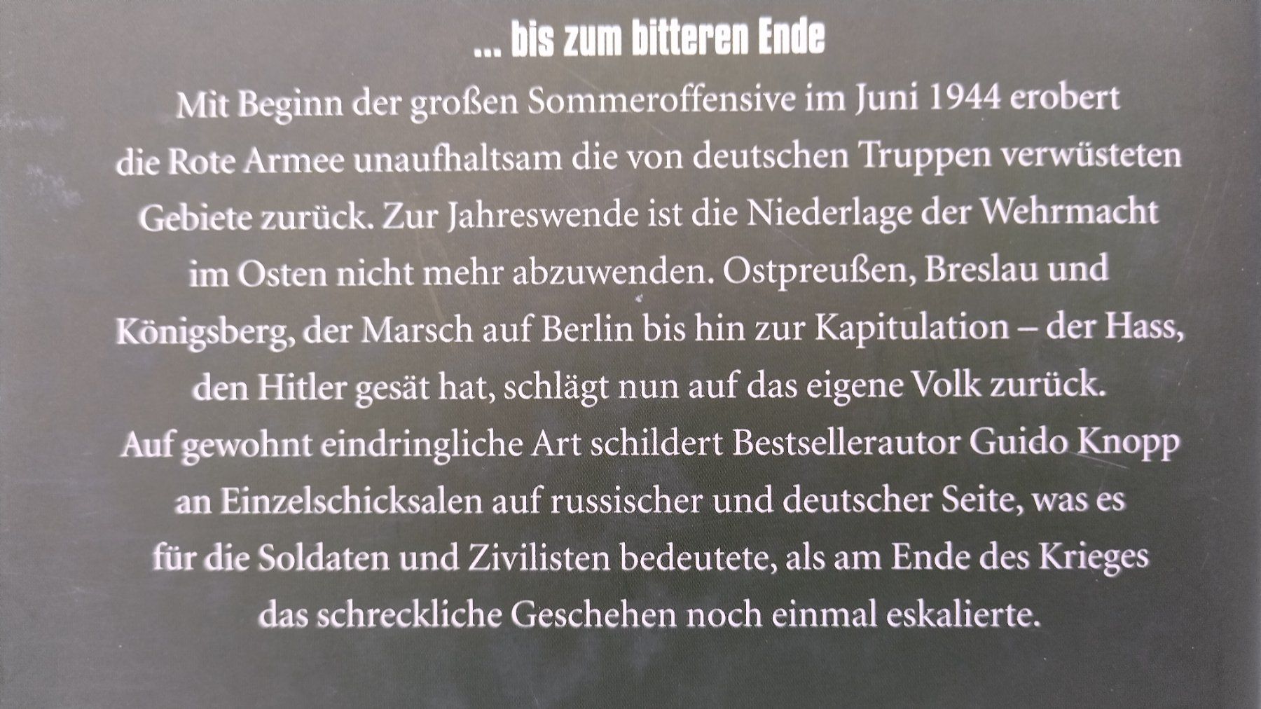 Bücher: Der Sturm - Kriegsende im Osten / Buch 2004 mit 272 Seiten – Gebraucht aus Bellach von JingleJerry 9