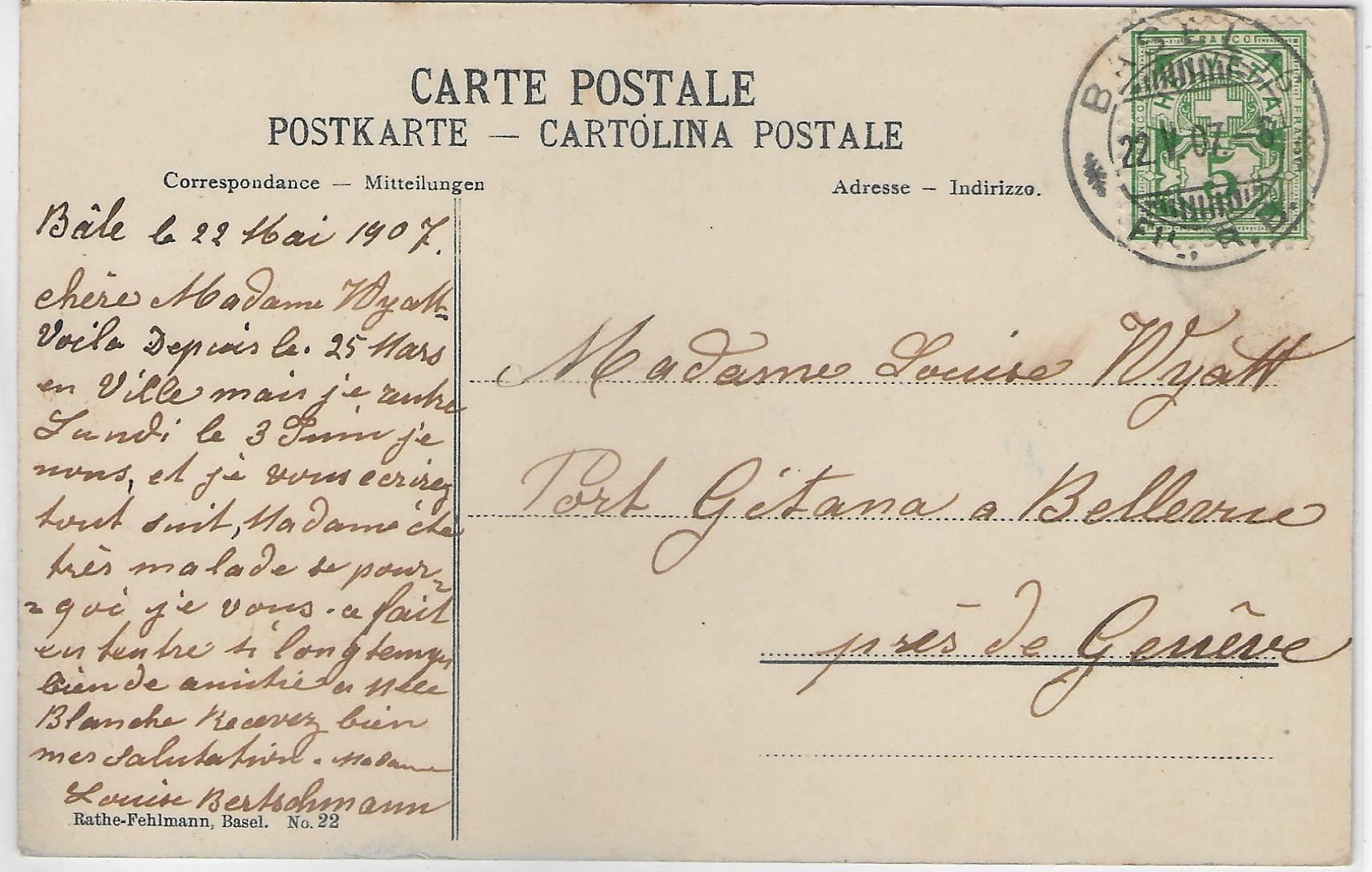 Cartoline postali: Basel - Neue mittlere Rheinbrücke Litho – Usato da Ettingen venduto da Kartenplanet 1