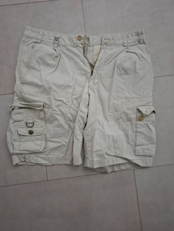 Camel Herren Cargo Shorts weiss/beige