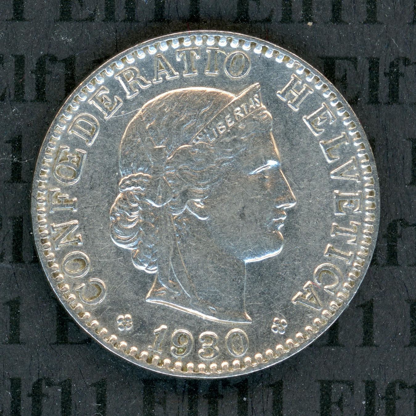 Tutti le monete: CHF___0.20 1930 vz 20 Rappen – Usato da Widnau venduto da Elf11