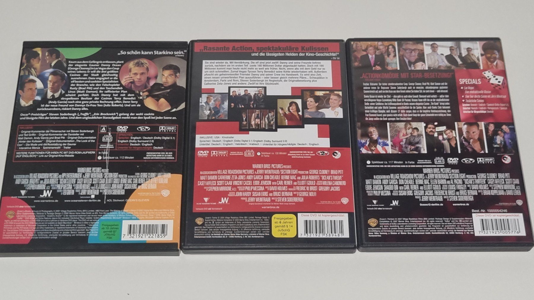 Alle DVDs: DVD: Ocean's 11, 12, 13 – Gebraucht aus Ehrendingen von Thomas_2 1