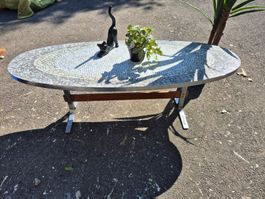 Table basse mosaïque années 1950