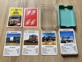 Renn-Trucks Quartett-Spiel mit Originalbox, komplett!