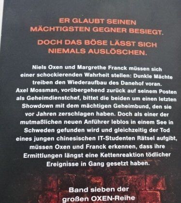 Libri: OXEN Interregnum Thriller von Jens Henrik Jensen – Usato da Wetzikon ZH venduto da strubeli024 1