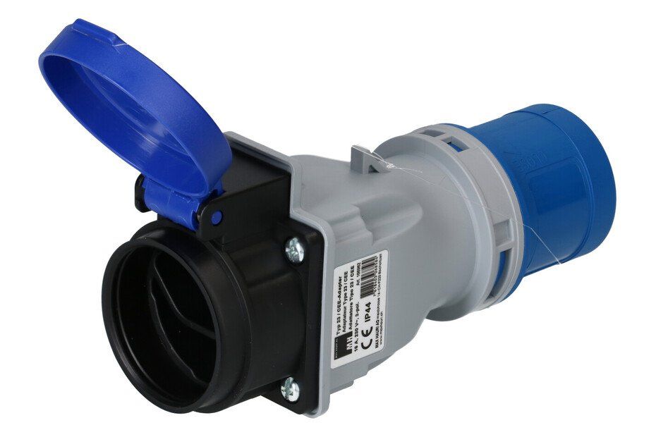 Stecker: Übergangsstecker Stecker CEE 16A/Typ 23 blau 230V IP44/IP55 – Neu und originalverpackt aus Flums von Atutto 2
