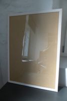 Holz Bilderrahmen weiss 54 x 74 cm mit Glas & Rückwand