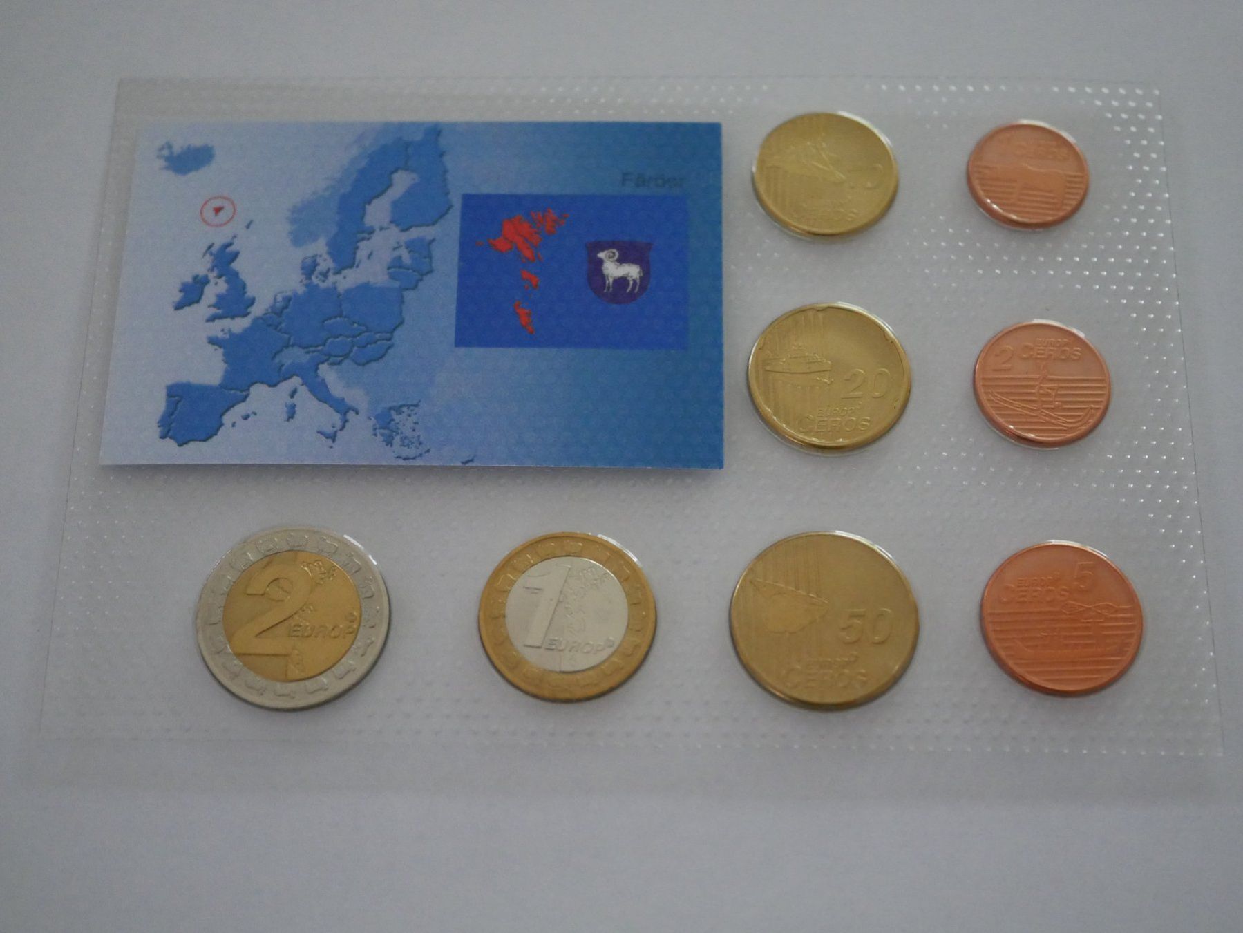 Tutti le monete: Euro Probe Färöer 2004 ***TOP*** – Nuovo e nell'imballaggio originale da Kreuzlingen venduto da Samson01 1