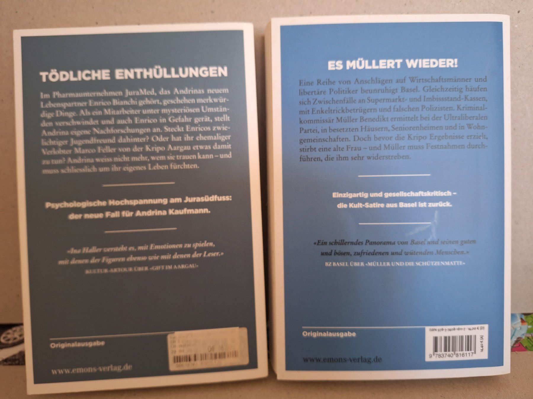 Libri: 7 Krimi mit "Schweizer Hintergrund " in Taschenbuchformat – Usato da Dornach venduto da kurtbahn 4