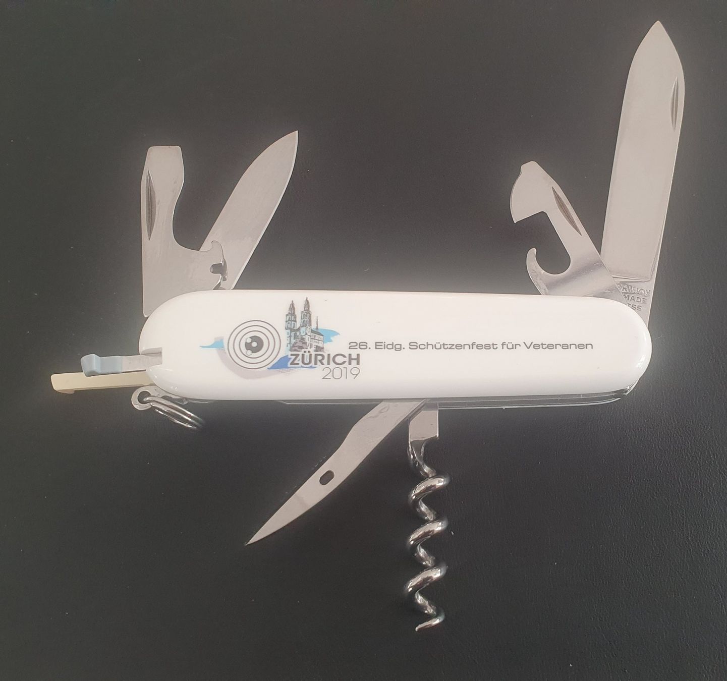 Victorinox Coltelli tascabile: 3 Victorinox Sackmesser mit Logo – Nuovo (secondo la descrizione) da Härkingen venduto da MarianneSi 6