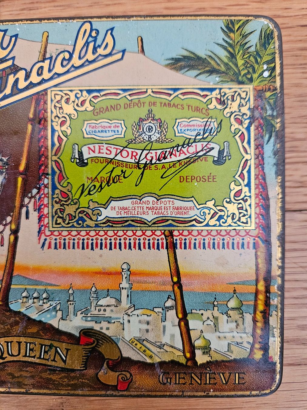 Altri Prodotti per fumatori: Tabakdose Nestor Zigarettendose Vintage Orient Blechdose Box – Usato da Birmensdorf ZH venduto da Wendepunkt... 6